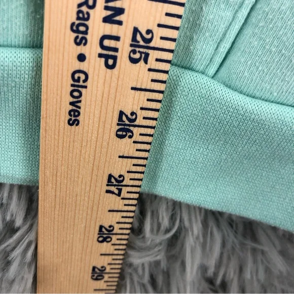 Rue21 Hoodie Womens Large Limited Edition Checkered Sleeve Kangaroo Pocket - Picture 8 of 13